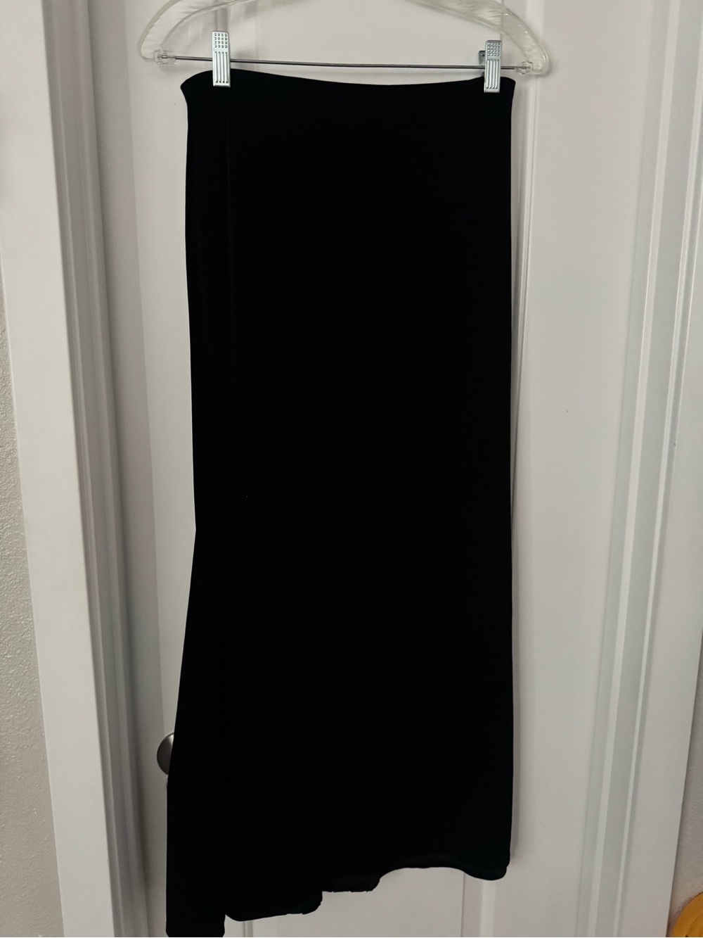 Vintage 90s Hanky Panky Velvet Black Skirt Size Small Whimsical